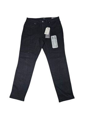 1822 Denim NWT Butter Denim Ankle Skinny Jeans Stretch Women's Size 14 Black